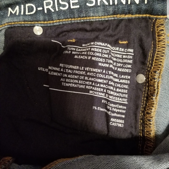 EUC: Halogen mid rise skinny jeans - Picture 7 of 10
